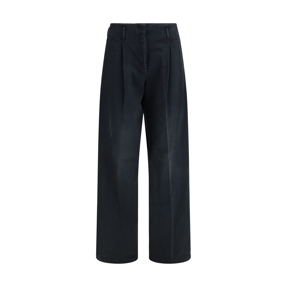Black Cotton Jeans Denim