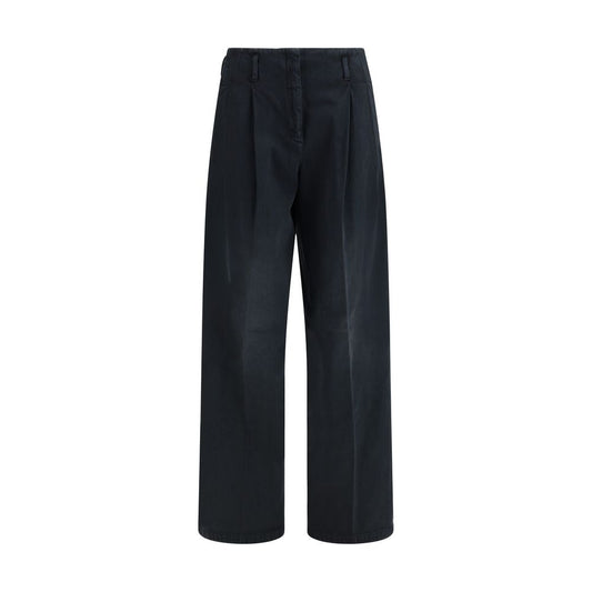 Black Cotton Jeans Denim