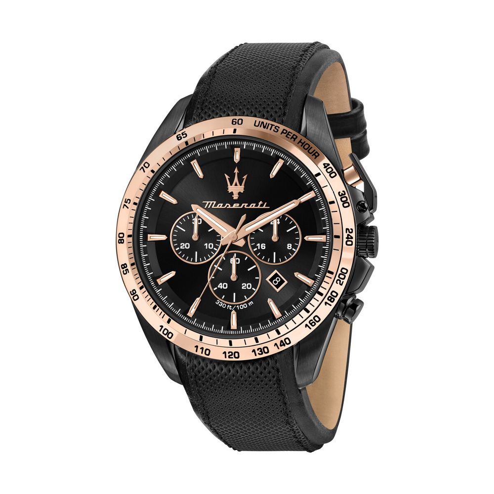 Brown Leather Dress Watch