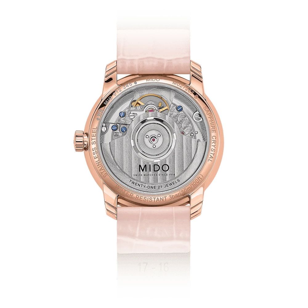 Multicolor Leather Dress Watch