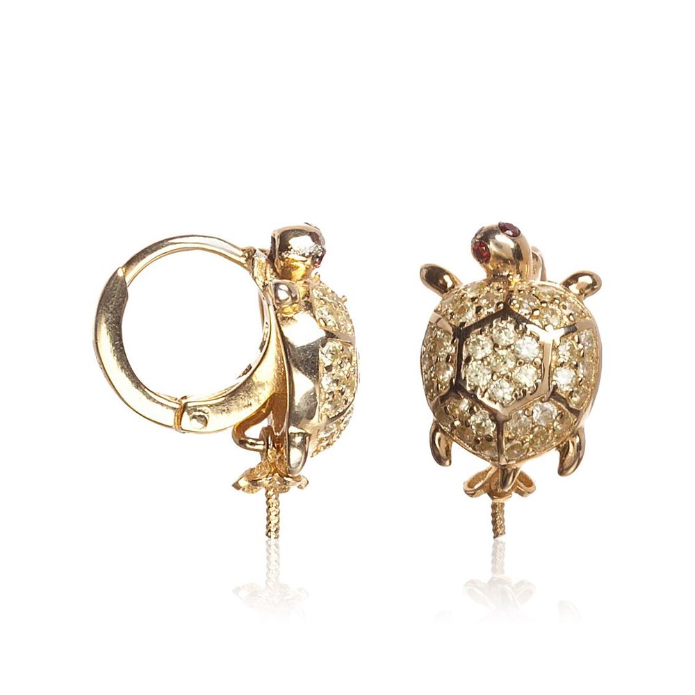 Gold Silver Earrings