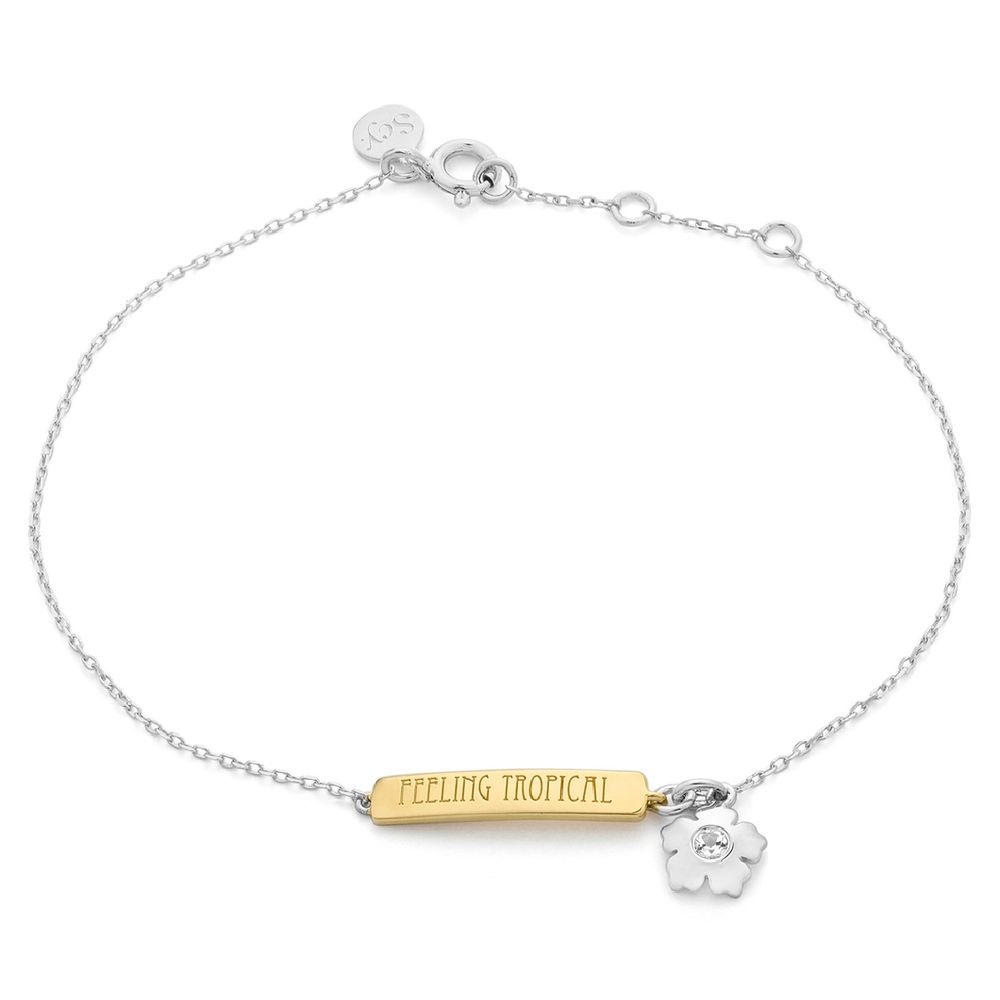 Gray Silver Bracelet