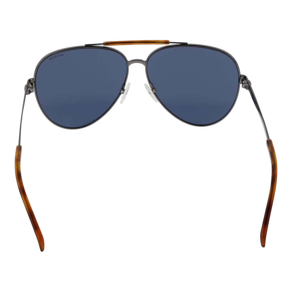 Gray Metal Sunglasses