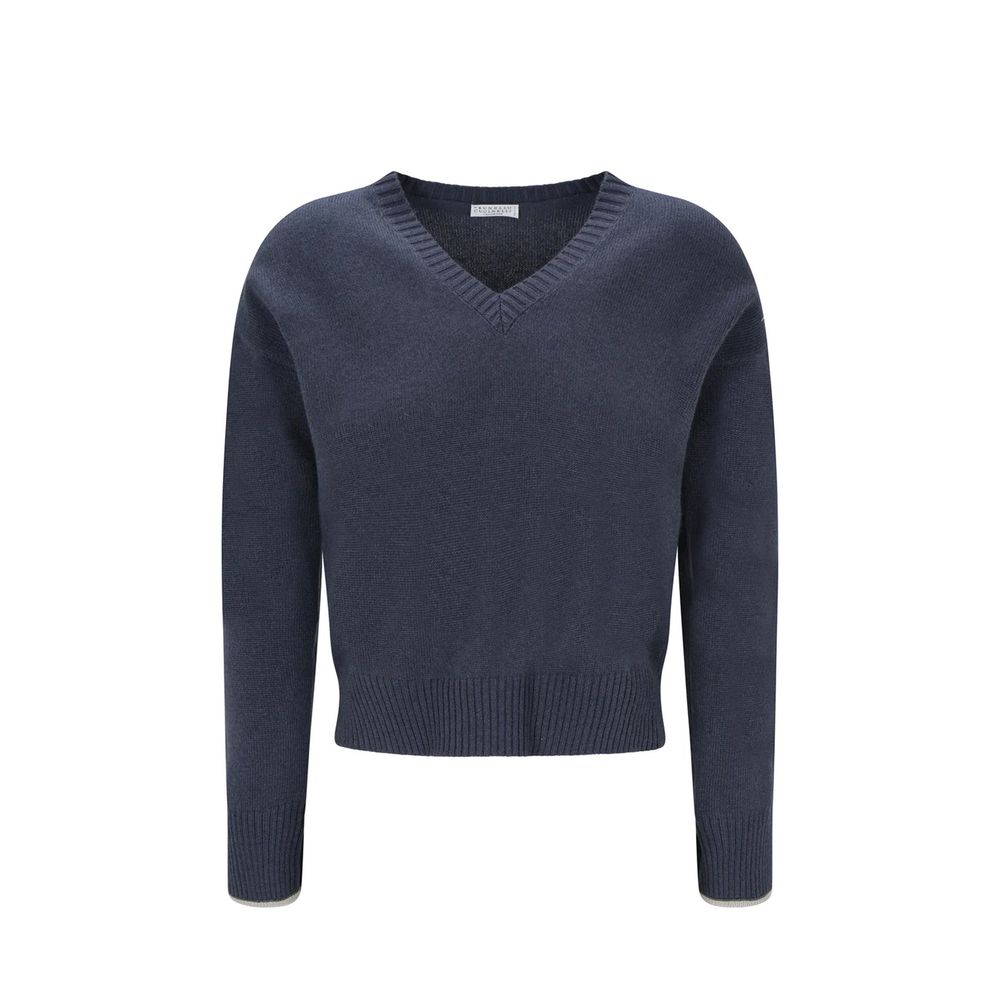 Blue Cashmere Sweater