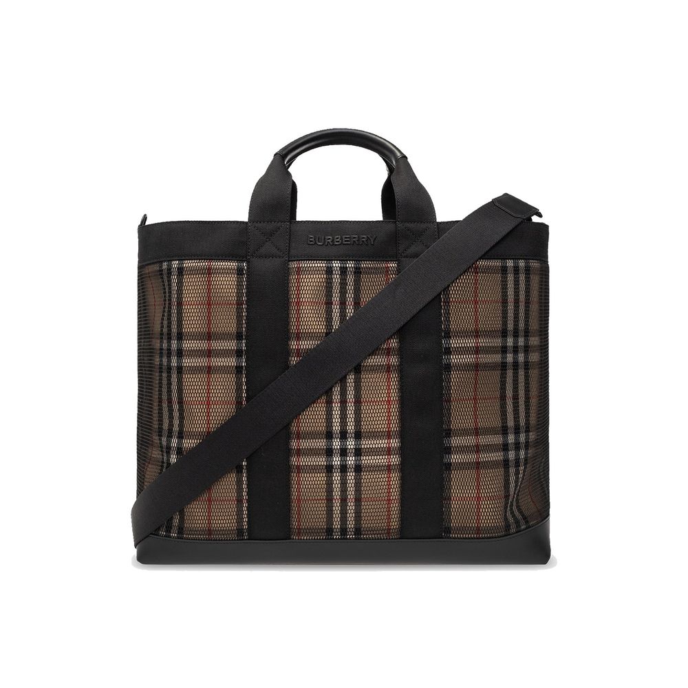 Beige Polyamide Tote Bag