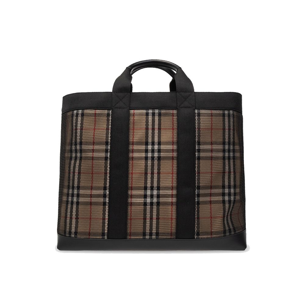 Beige Polyamide Tote Bag