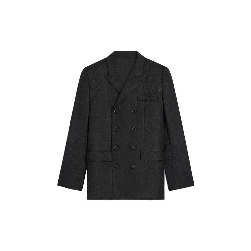Gray Wool Blazer