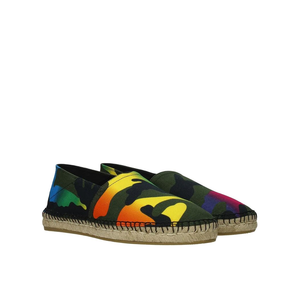 Bicolor Canvas Espadrilles