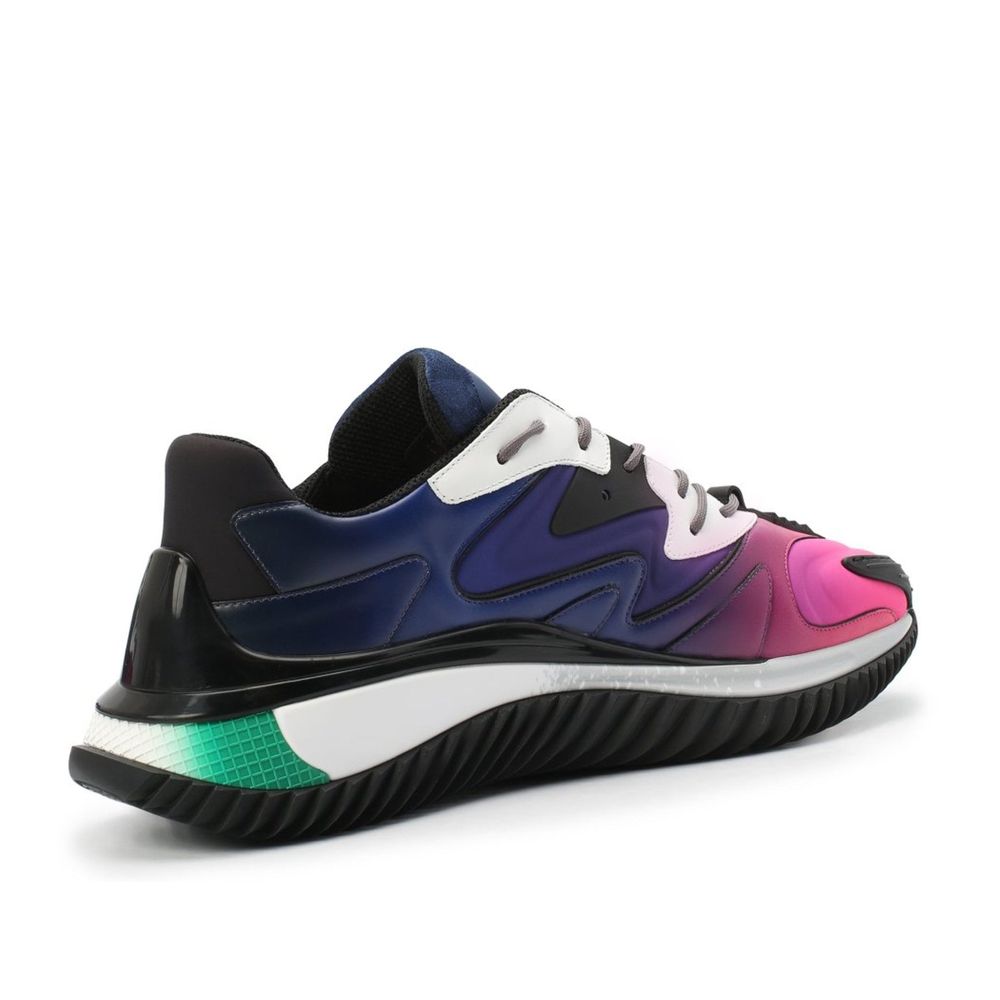 Black Calfskin Athletic Sneakers