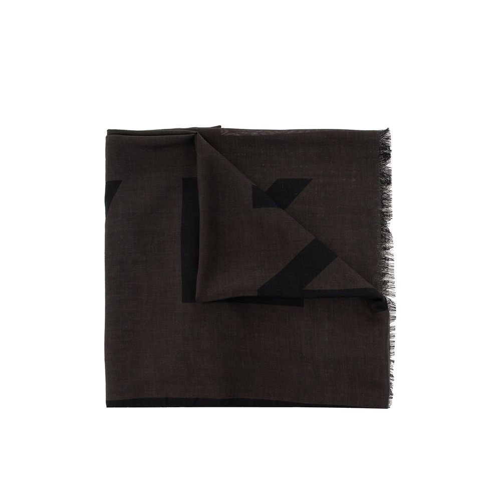 Gray Cashmere Scarf