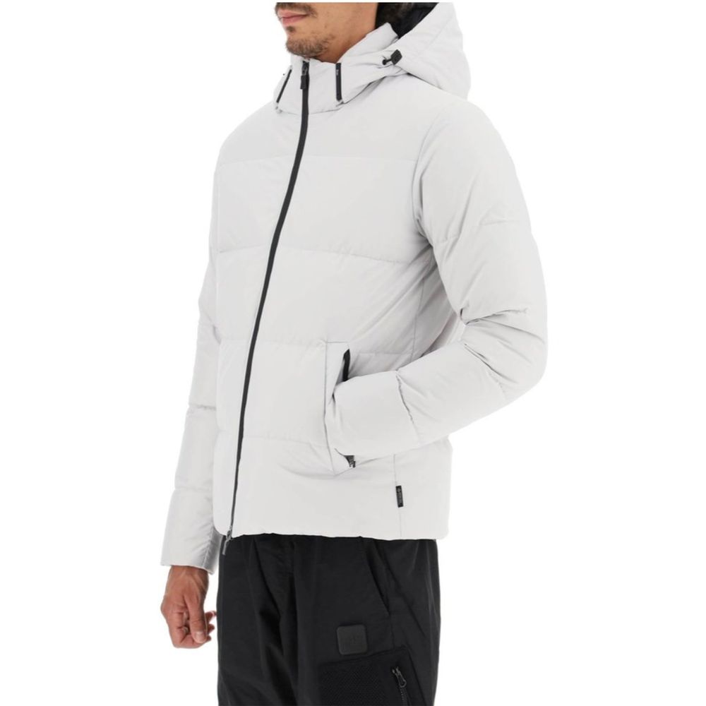 Gray Polyester Coat