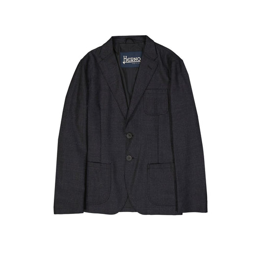 Gray Wool Blazer