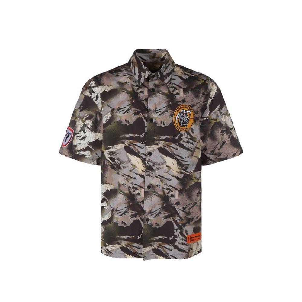 Bicolor Cotton Pattern Shirt