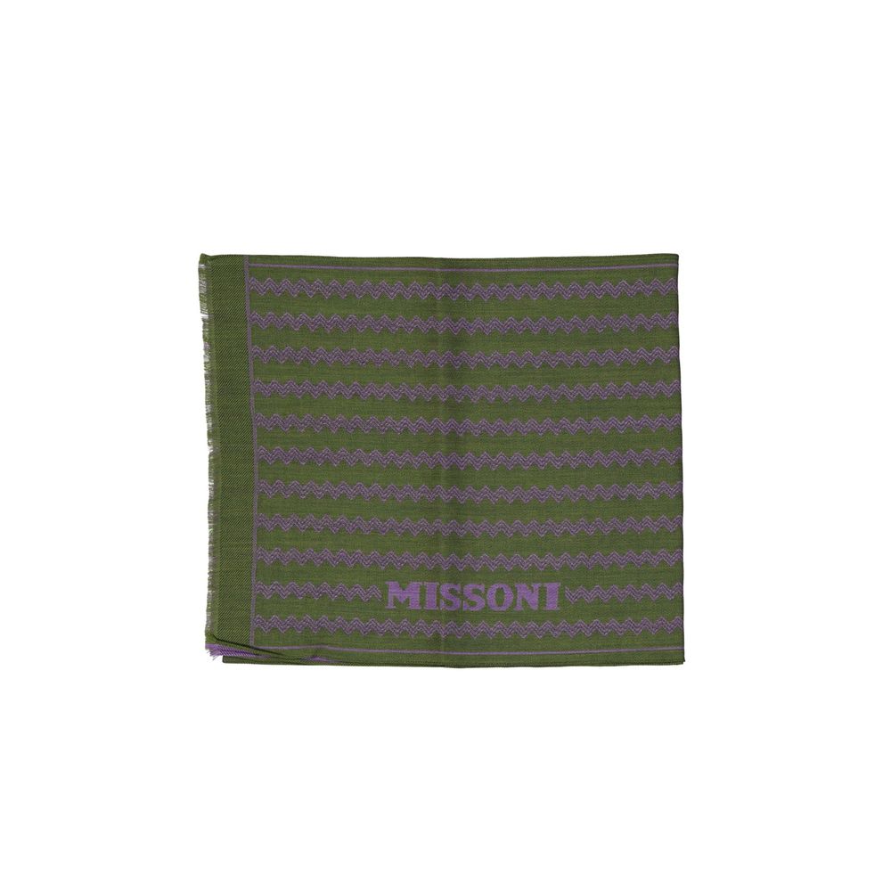 Bicolor Wool Scarf