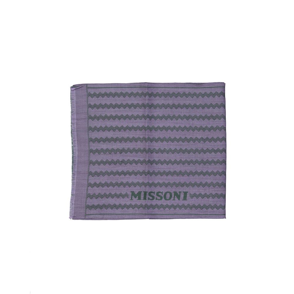 Purple Wool Scarf