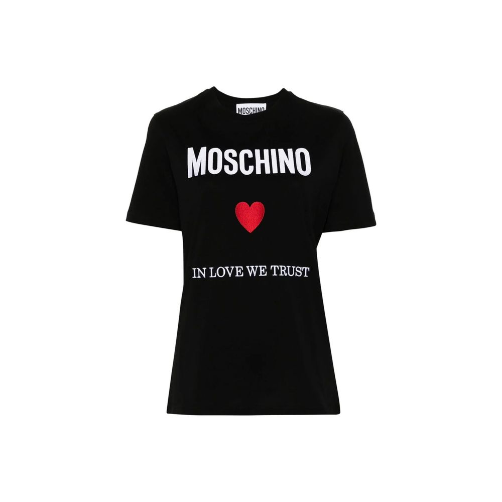 Black Cotton T-Shirt