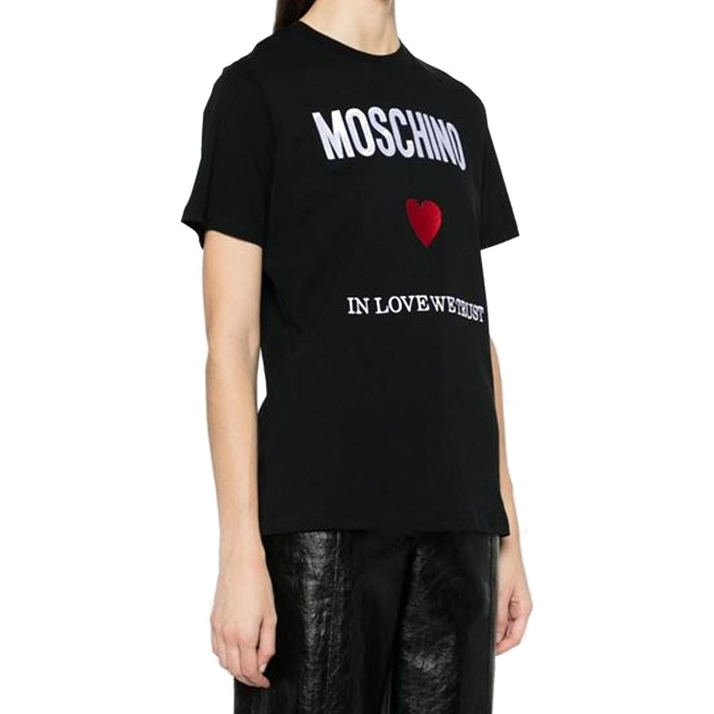 Black Cotton T-Shirt