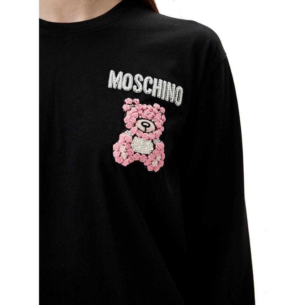 Black Cotton T-Shirt