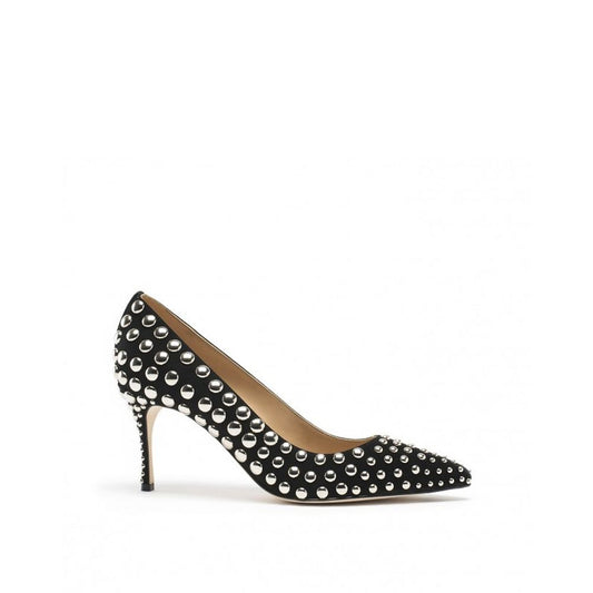 Black Calfskin Pumps