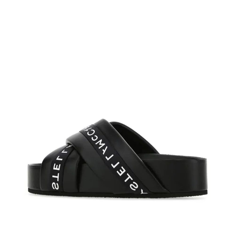 Black Polyethylene Slippers