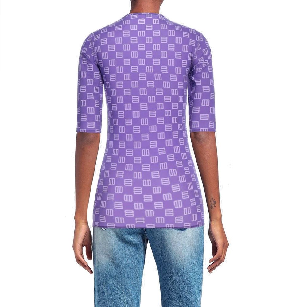 Multicolor Elastane T-Shirt