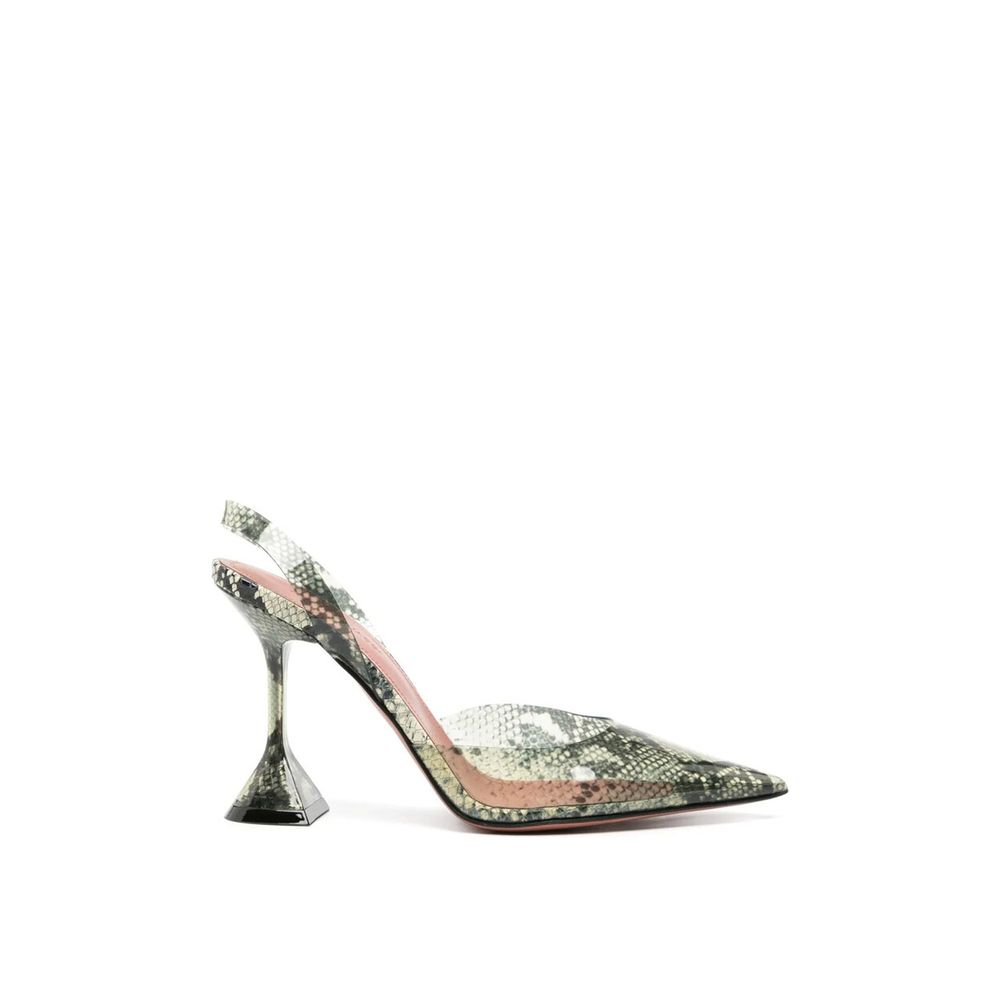 Bicolor Pvc High Heel Pumps
