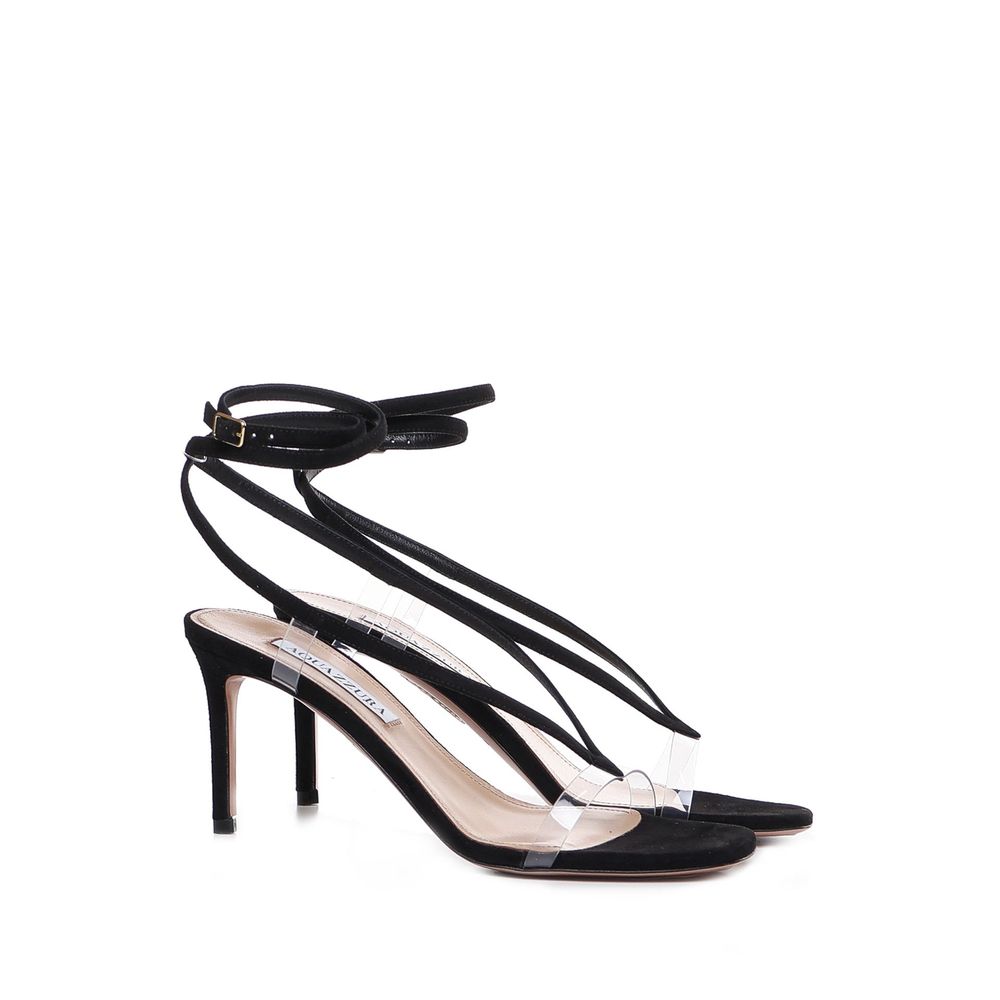 Black Calfskin High Heel Pumps