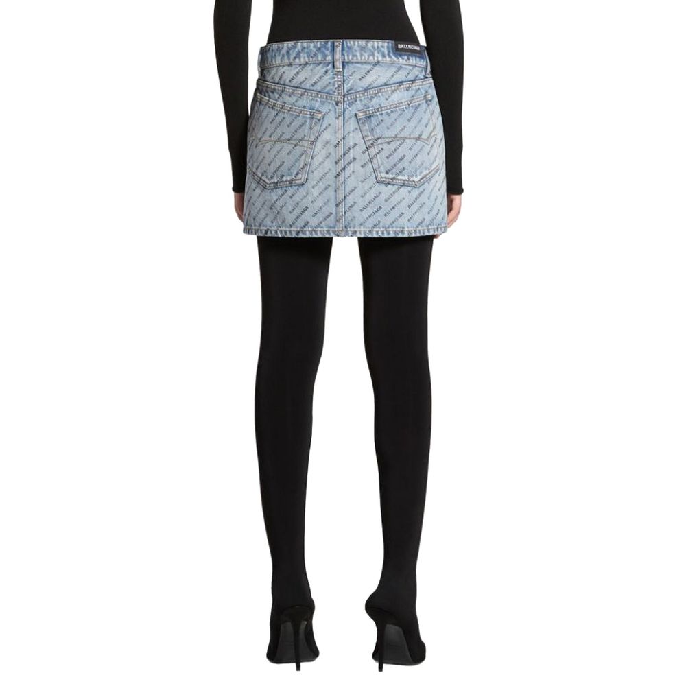 Blue Denim Skirt