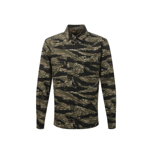 Bicolor Cotton Pattern Shirt