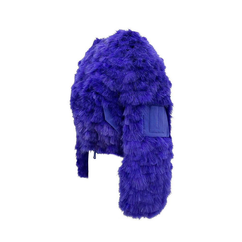 Blue Feather Bomber