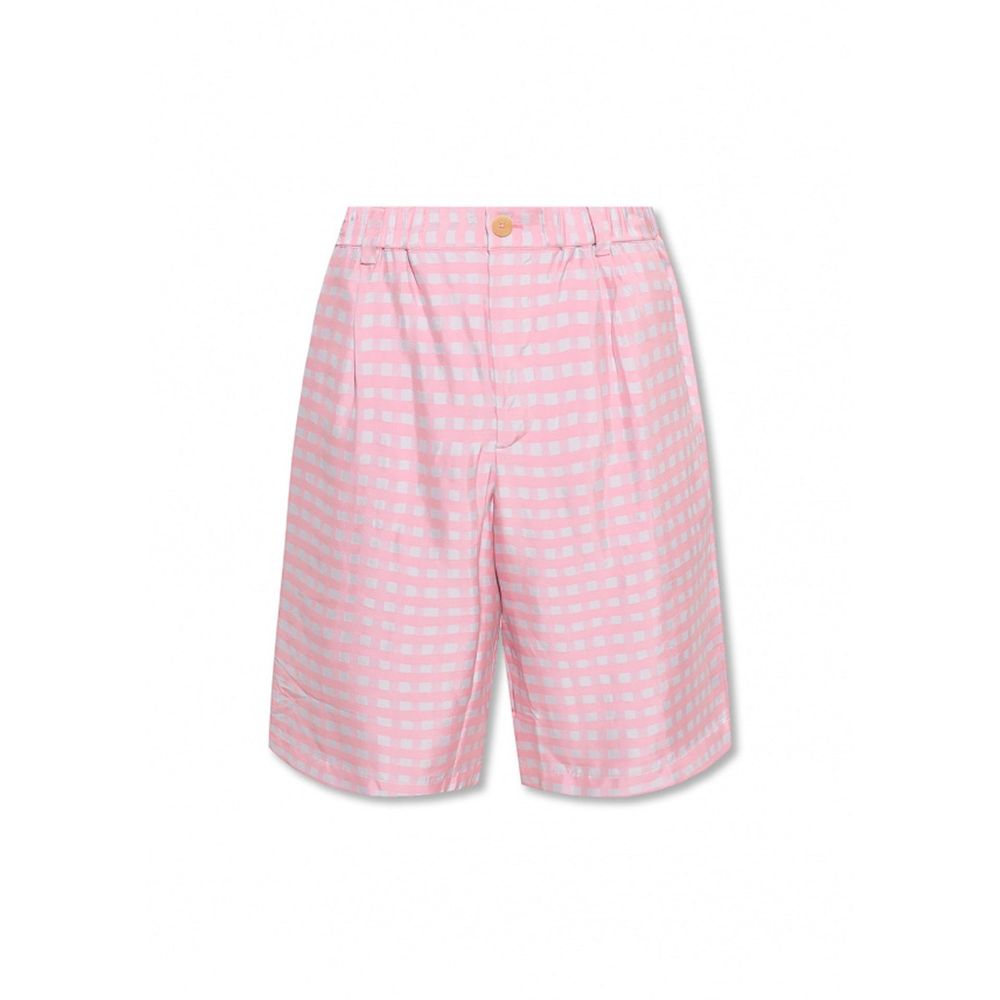 Multicolor Viscose Bermuda Shorts