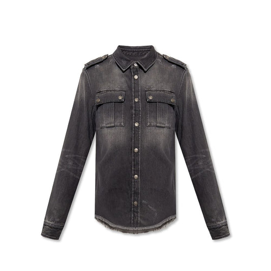 Black Denim Shirt