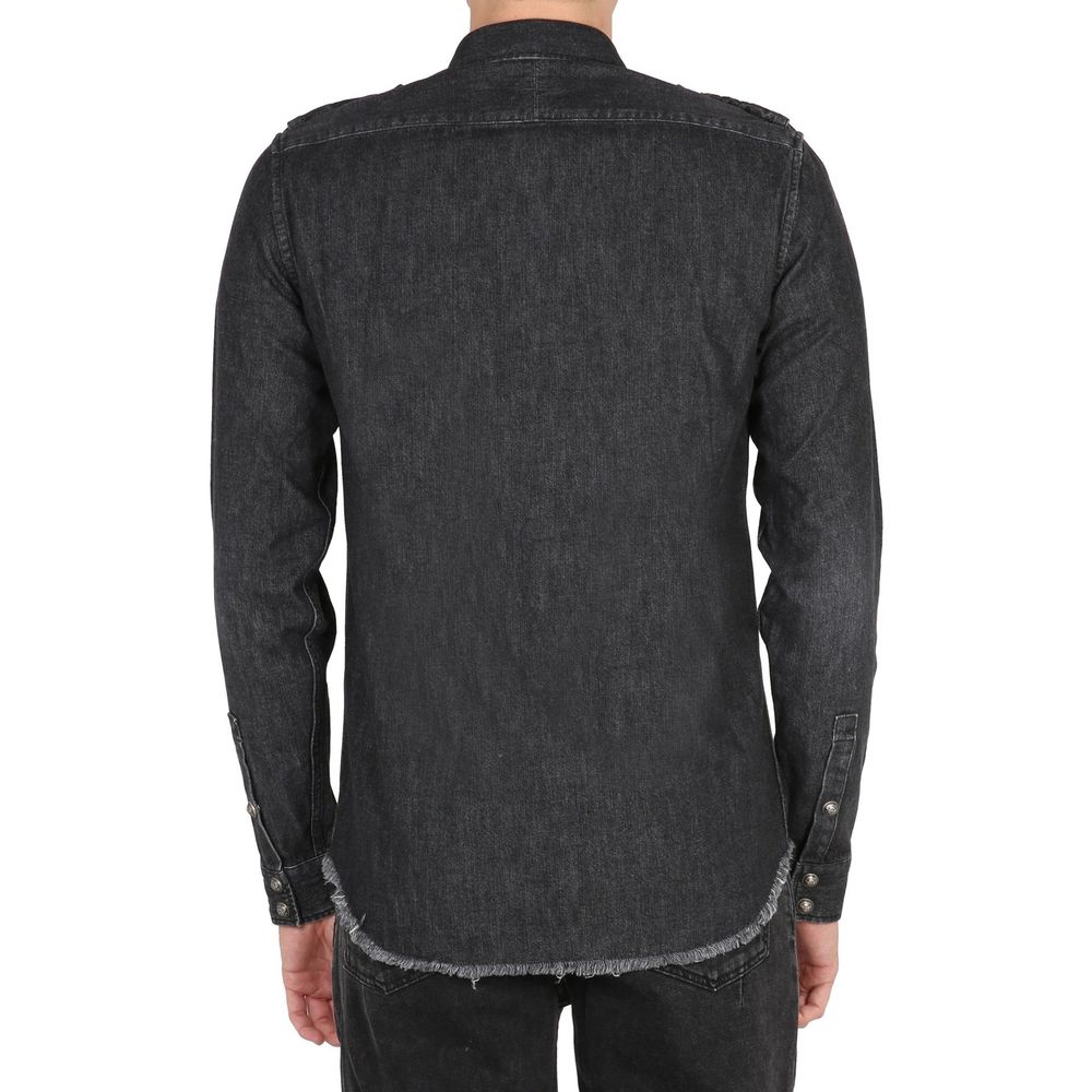 Black Denim Shirt