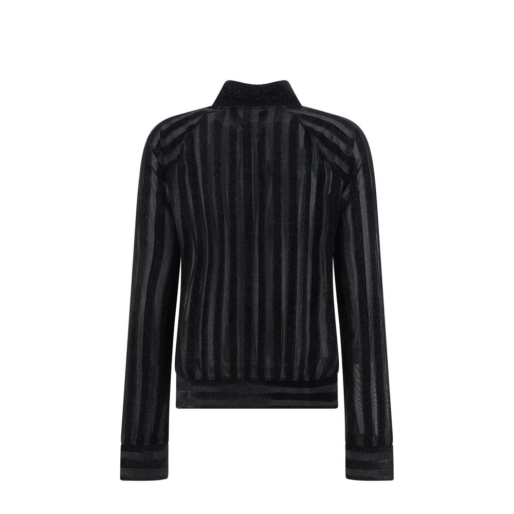 Black Elastane Sweatshirt