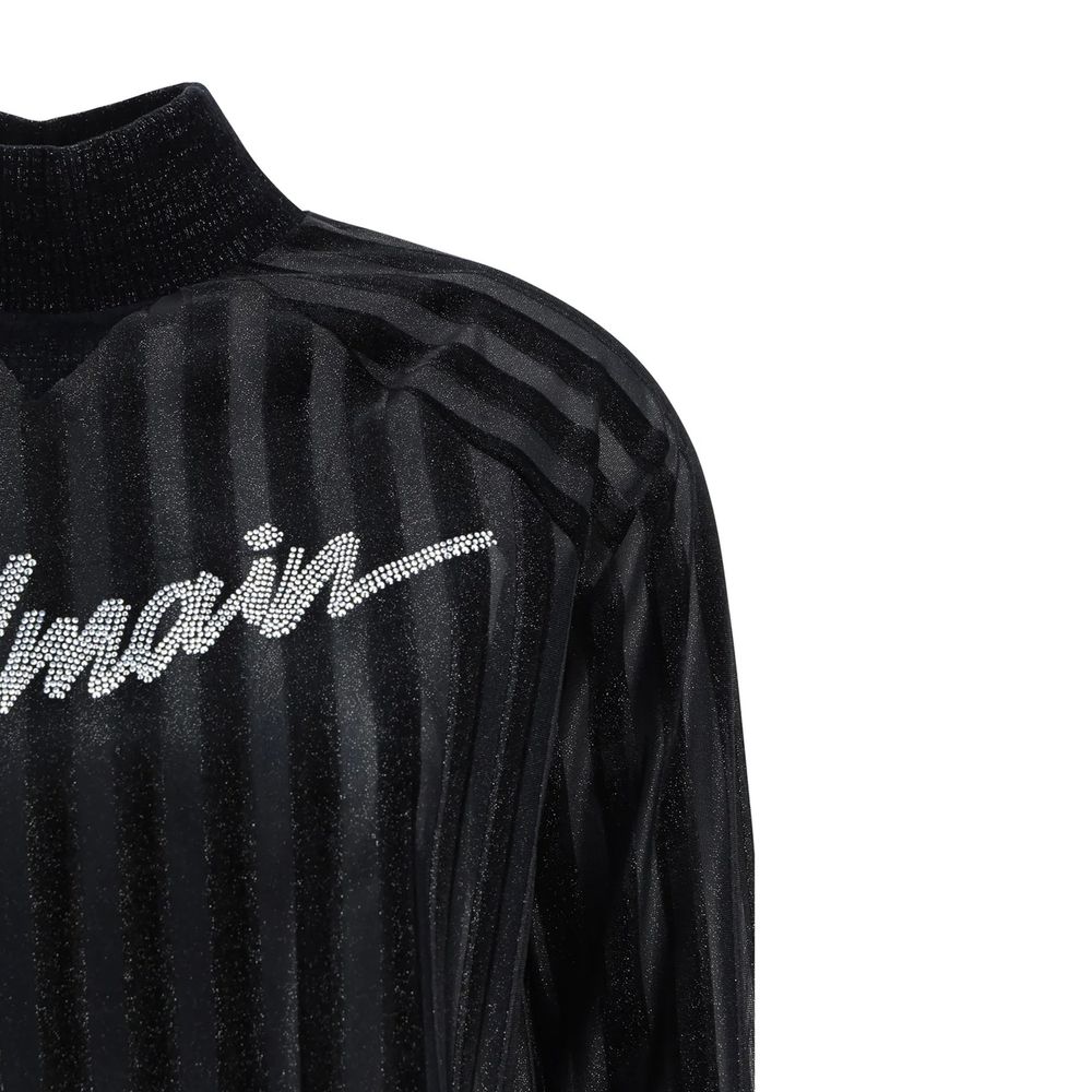Black Elastane Sweatshirt
