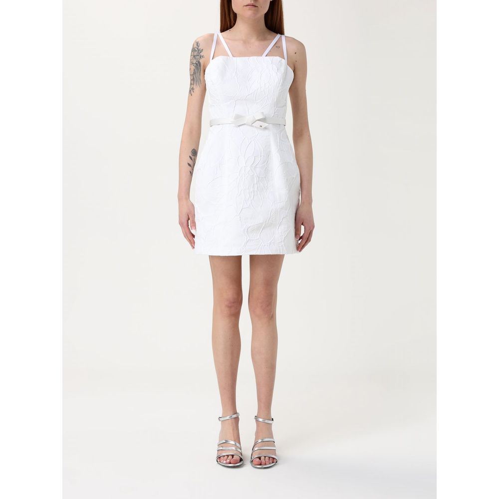 Bicolor Polyester Casual Dress