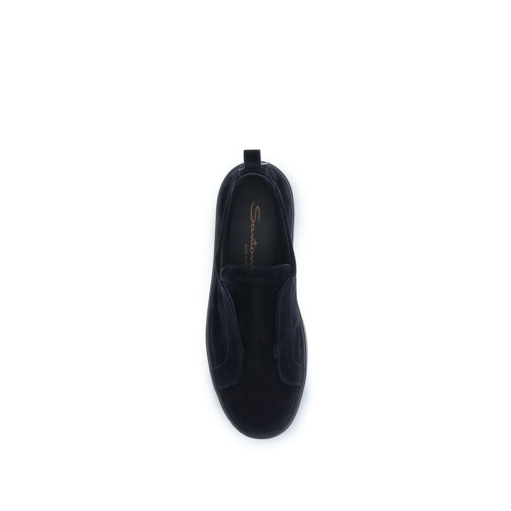 Black Calf Leather Bos Taurus Low Top Sneakers
