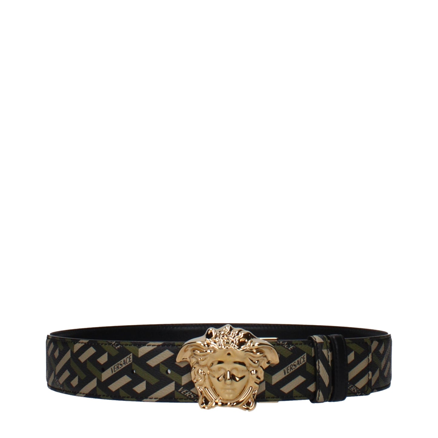 Green Polyester Regular Belt