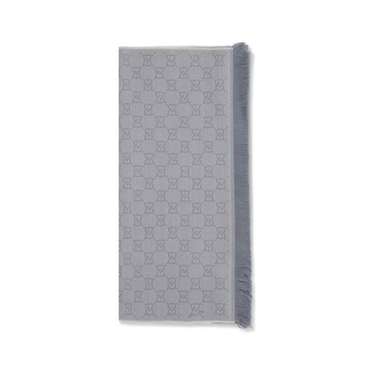 Gray Wool Scarf