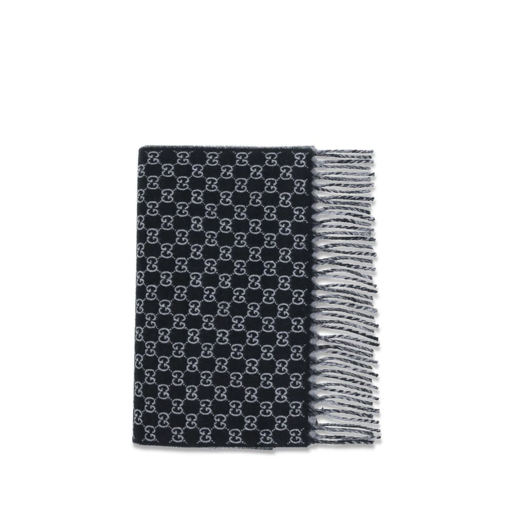Black Wool Scarf