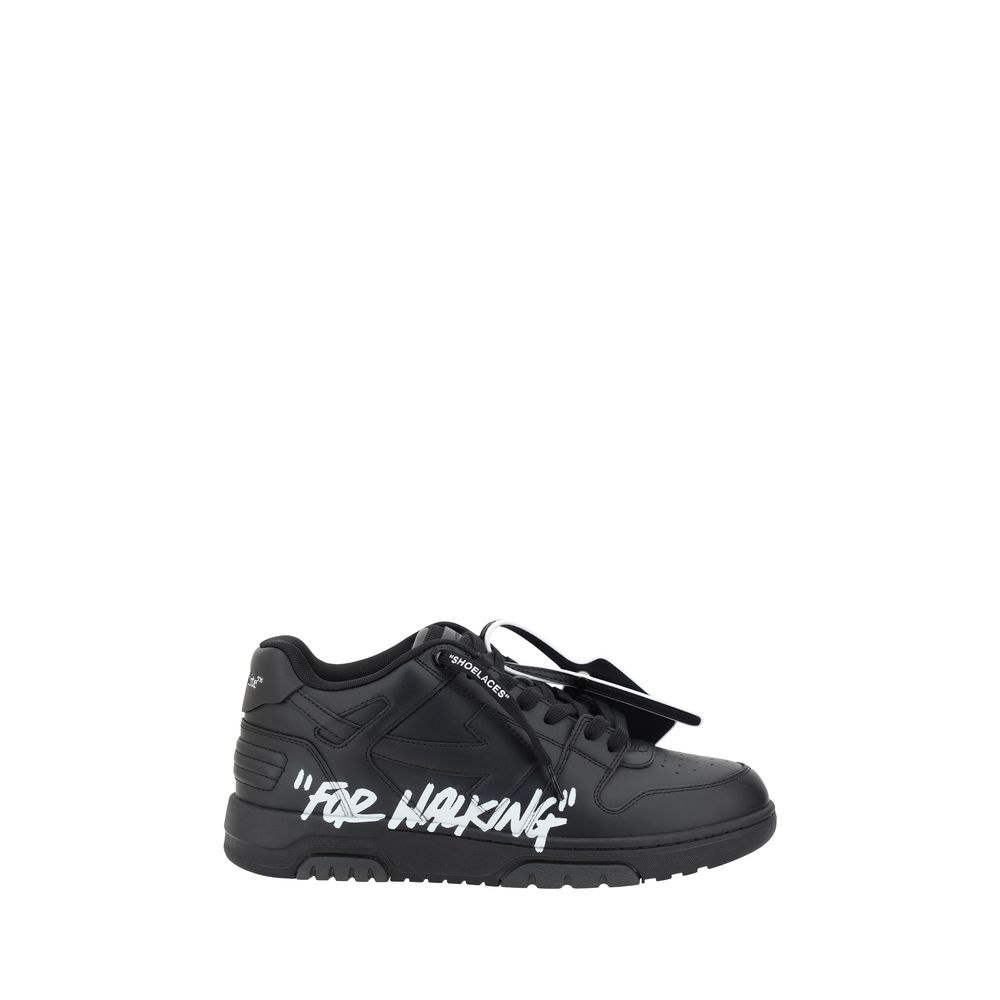 Black Rubber Chunky Sneakers