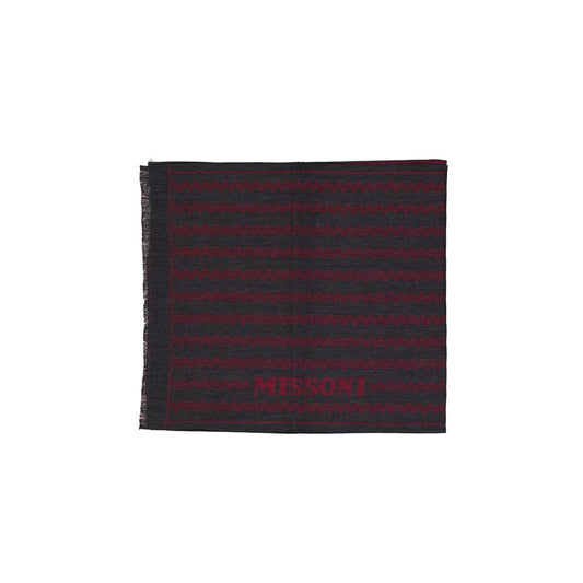 Gray Wool Scarf