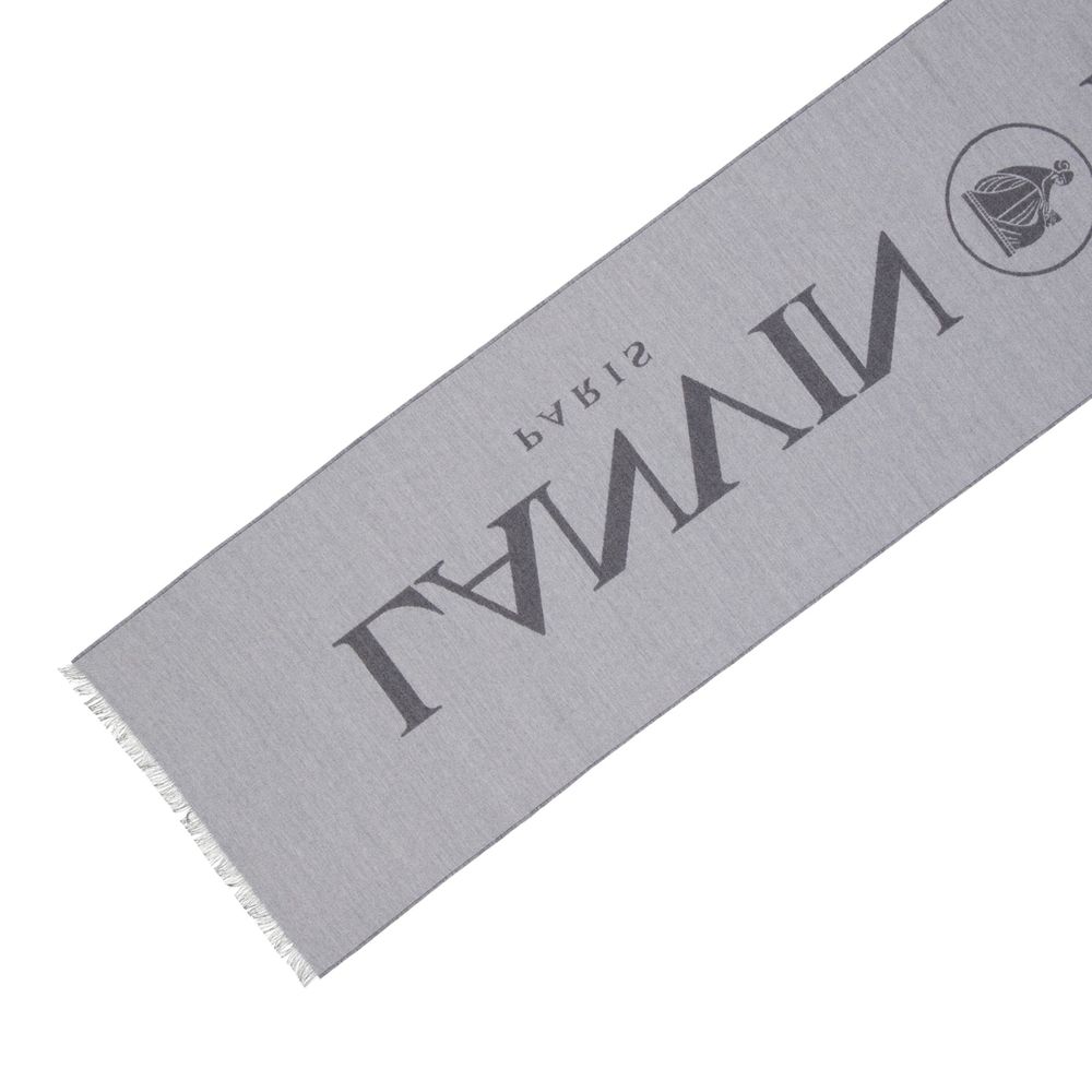 Gray Silk Scarf