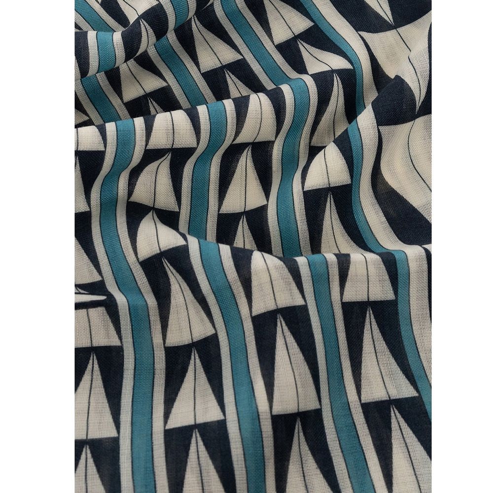 Blue Wool Scarf