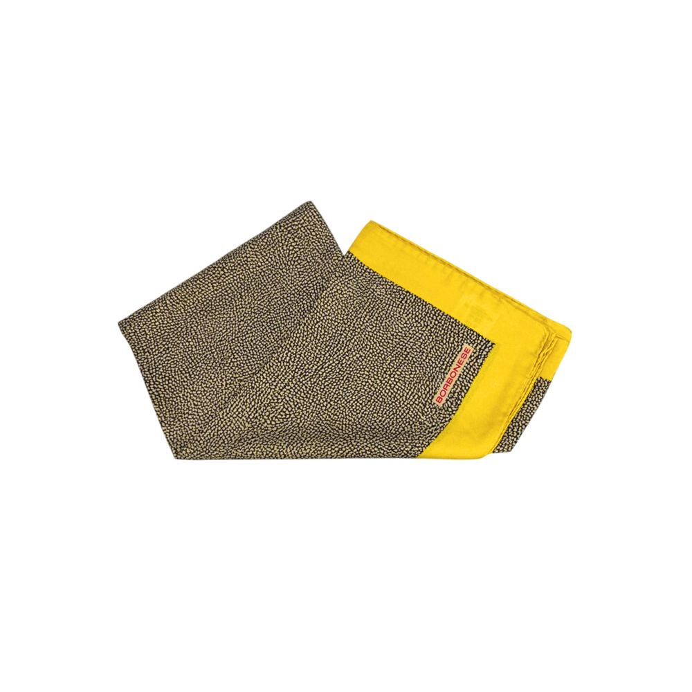 Yellow Silk Women Scarf