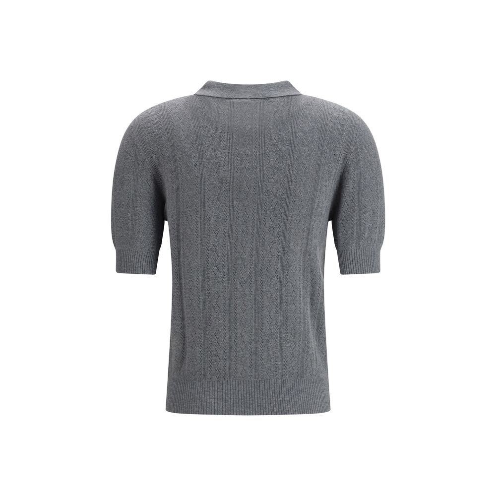 Gray Cotton Dress Shirt