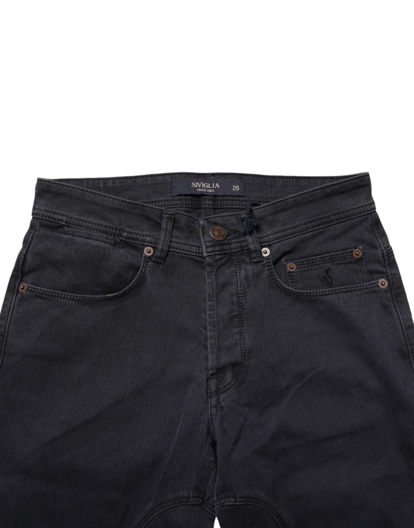 Black Cotton Straight Fit Women Denim Trouser Jeans