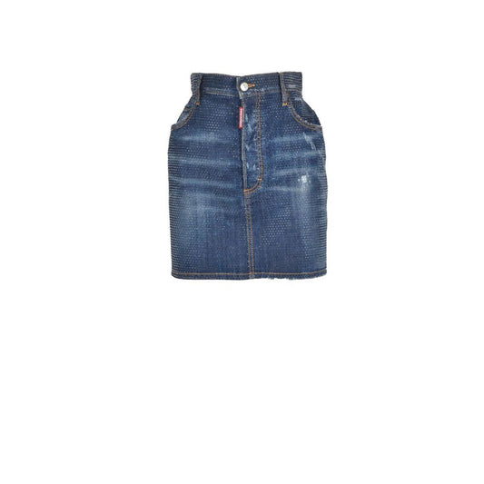 Blue Denim Skirt