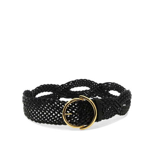 Black Leather Regular Belt