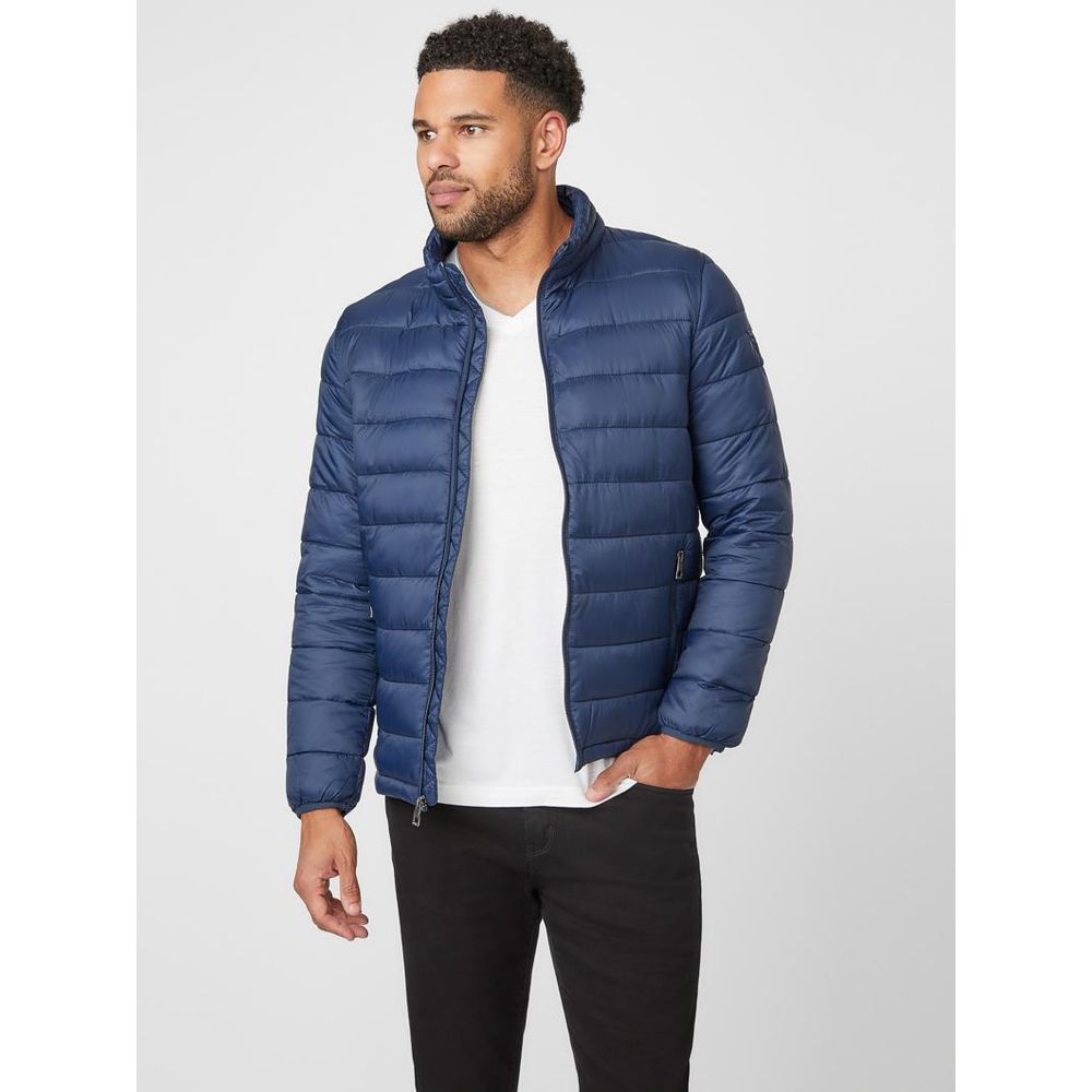 Blue Polyamide Parka